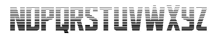 Dynamic Trooper GradiStraigh Font UPPERCASE