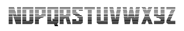 Dynamic Trooper GradiStraigh Font LOWERCASE