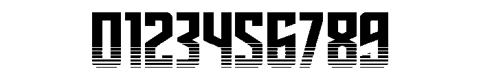 Dynamic Trooper Half Straight Font OTHER CHARS
