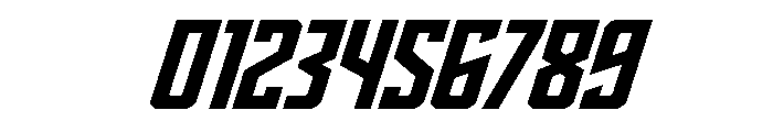 Dynamic Trooper Italic Font OTHER CHARS