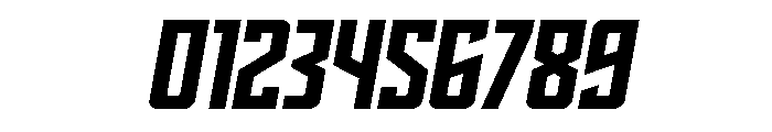 Dynamic Trooper Semi-Straight Font OTHER CHARS