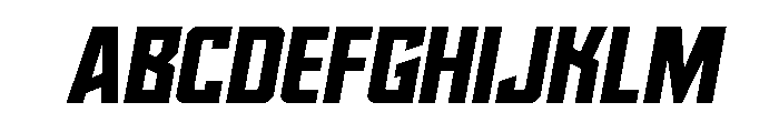 Dynamic Trooper Semi-Straight FONT