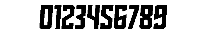 Dynamic Trooper SlightStraight Font OTHER CHARS