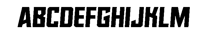 Dynamic Trooper SlightStraight FONT