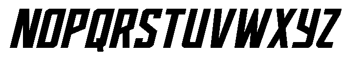 Dynamic Trooper Spaced Font UPPERCASE