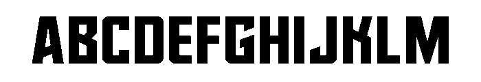 Dynamic Trooper SpacedStraight FONT