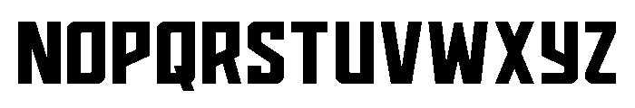 Dynamic Trooper SpacedStraight Font LOWERCASE