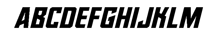 Dynamic Trooper Spaced FONT