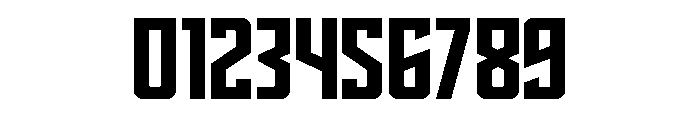 Dynamic Trooper Straight Font OTHER CHARS