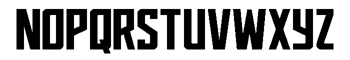 Dynamic Trooper Straight Font UPPERCASE