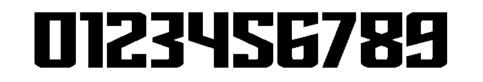 Dynamic Trooper Wide Straight Font OTHER CHARS