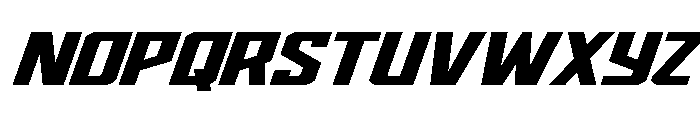 Dynamic Trooper Wide Font LOWERCASE