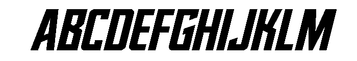Dynamic Trooper Font UPPERCASE