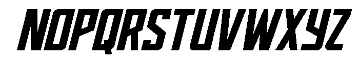 Dynamic Trooper Font UPPERCASE