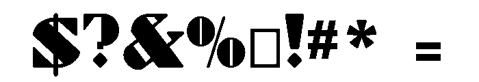 DynamicCP Font OTHER CHARS