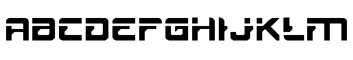 Dyne Type Font UPPERCASE