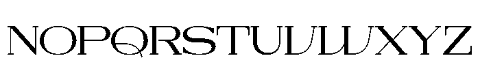 Dyrenko Font UPPERCASE