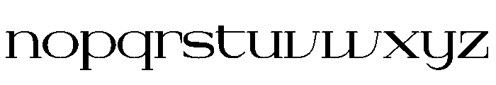 Dyrenko Font LOWERCASE