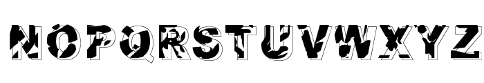 Dystopia Font UPPERCASE