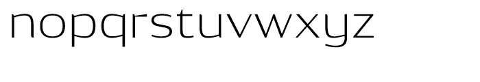 Dynasty Extra Light Font LOWERCASE