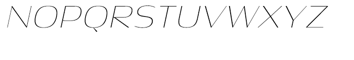 Dynasty Thin Italic Font UPPERCASE