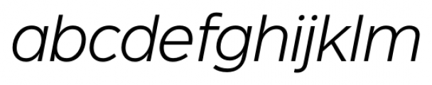 Dylan XLight Italic Font LOWERCASE