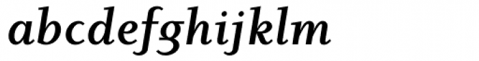 Dyadis Bold Italic Font LOWERCASE