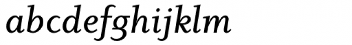 Dyadis Medium Italic OS Font LOWERCASE