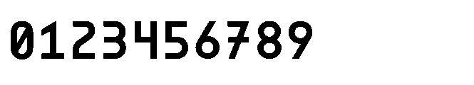 Dymaxion Core Mono Bold Font OTHER CHARS