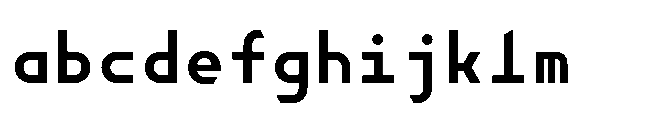 Dymaxion Core Mono Bold FONT