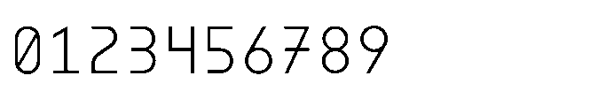 Dymaxion Core Mono Light Font OTHER CHARS