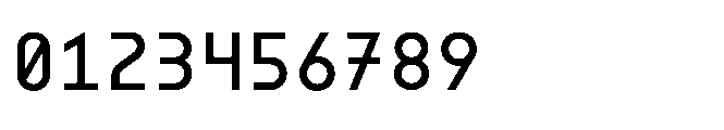 Dymaxion Core Mono Medium Font OTHER CHARS