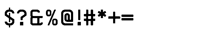 Dymetra Bold Font OTHER CHARS