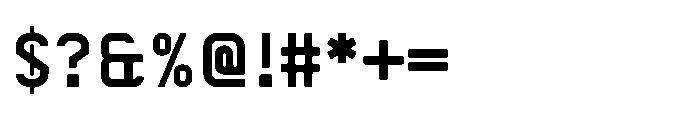 Dymetra Extrabold Font OTHER CHARS