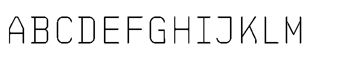 Dymetra Extralight Font UPPERCASE