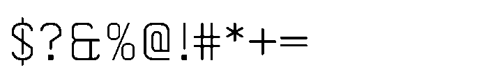 Dymetra Light Font OTHER CHARS