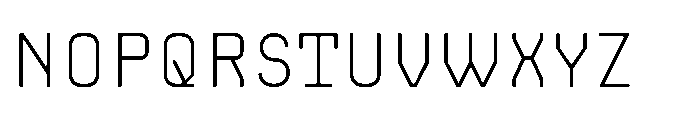 Dymetra Light Font UPPERCASE
