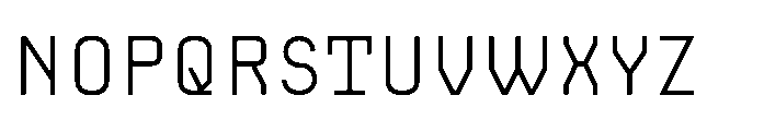 Dymetra Regular Font UPPERCASE
