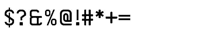 Dymetra Semibold Font OTHER CHARS