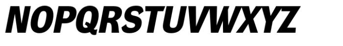 DynaGrotesk Black Italic Font UPPERCASE