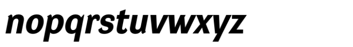 DynaGrotesk Bold Italic Font LOWERCASE