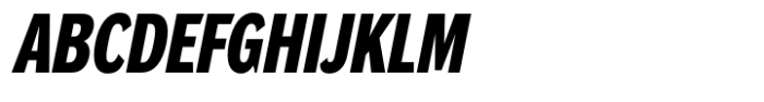 DynaGrotesk Condensed Black Italic Font