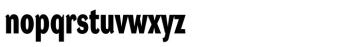 DynaGrotesk Condensed Black Font LOWERCASE