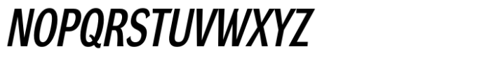 DynaGrotesk Condensed Medium Italic Font UPPERCASE