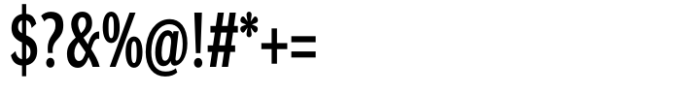 DynaGrotesk Condensed Medium Font OTHER CHARS