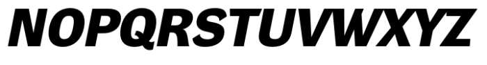 DynaGrotesk Expanded Black Italic Font UPPERCASE