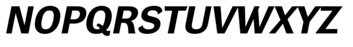 DynaGrotesk Expanded Bold Italic Font UPPERCASE