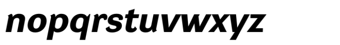 DynaGrotesk Expanded Bold Italic Font LOWERCASE
