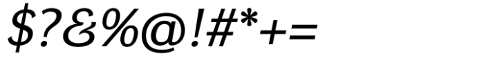DynaGrotesk Expanded Italic Font OTHER CHARS