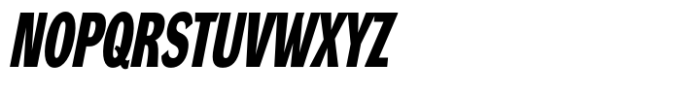 DynaGrotesk Extra Condensed Black Italic Font UPPERCASE